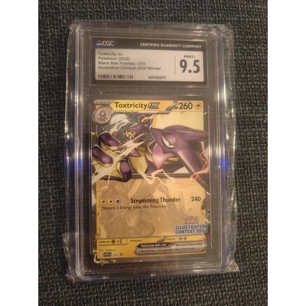 Toxtricity EX SVP 215 Illustration Contest 2024 Promo Pokémon CGC Graded